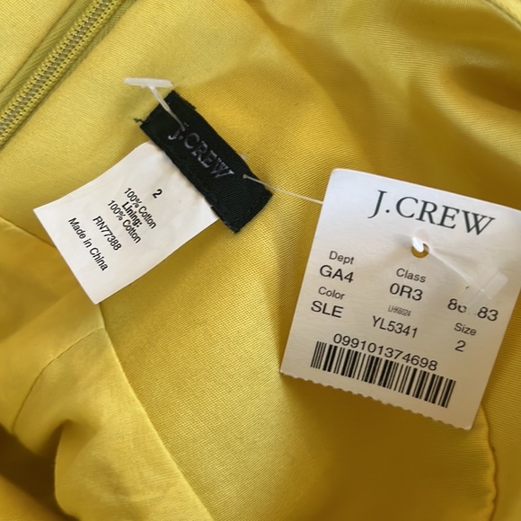 Gorgeous JCREW Dress! NWT 💛 Size 2 - Picture 5 of 8